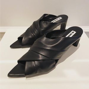 Brand new JIL SANDER Leather Heeled Mules